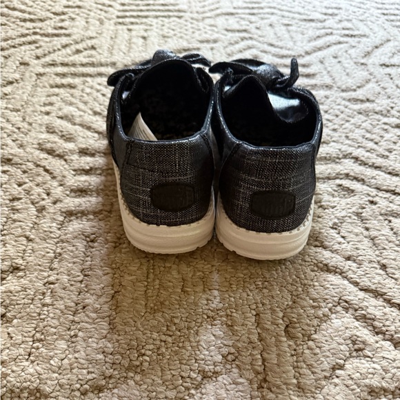 Hey Dude Black Wendy Bow Shimmer Shoes - Picture 3 of 5